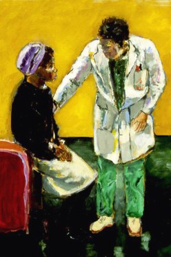 Reassuring Worried Mother